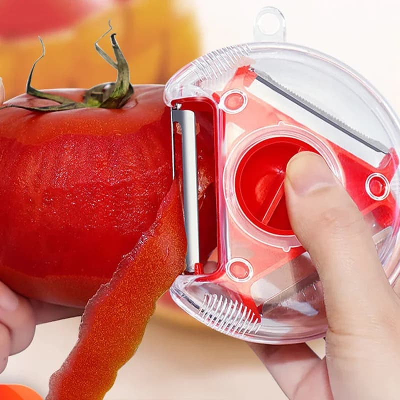 Набір овочечисток 3в1 Magic Trio Peeler: універсальна, для шаткування та соломки