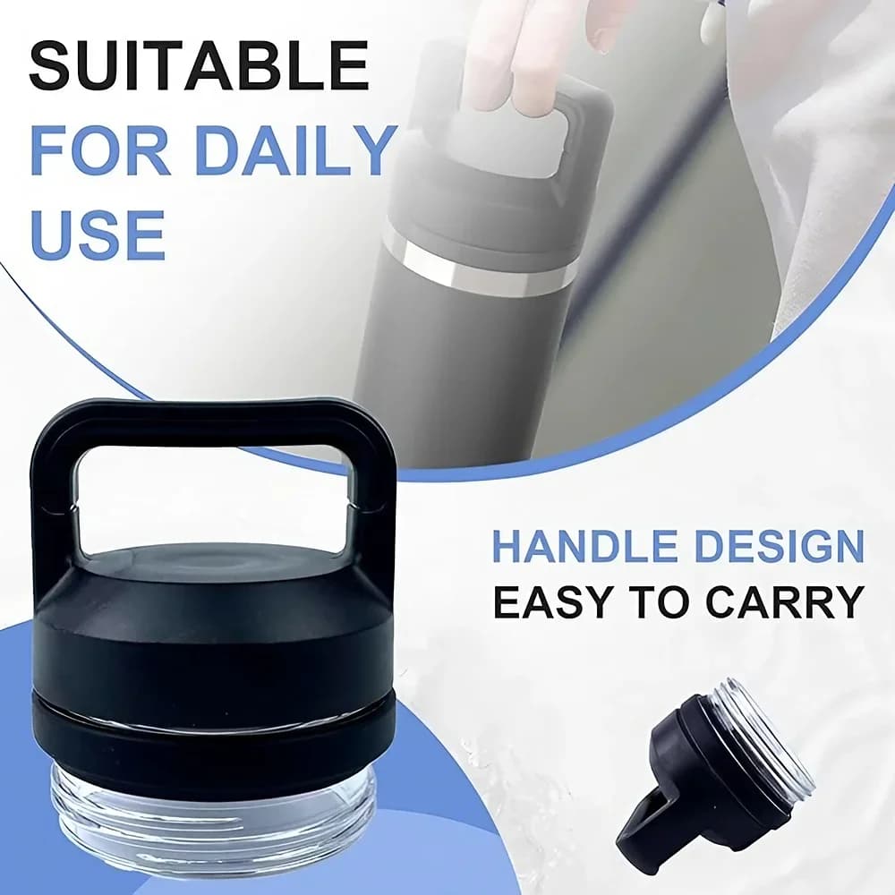 Змінна кришка Rambler Chug, 1/2/3 шт., сумісна з YT 18oz, 26oz, 36oz, 64oz